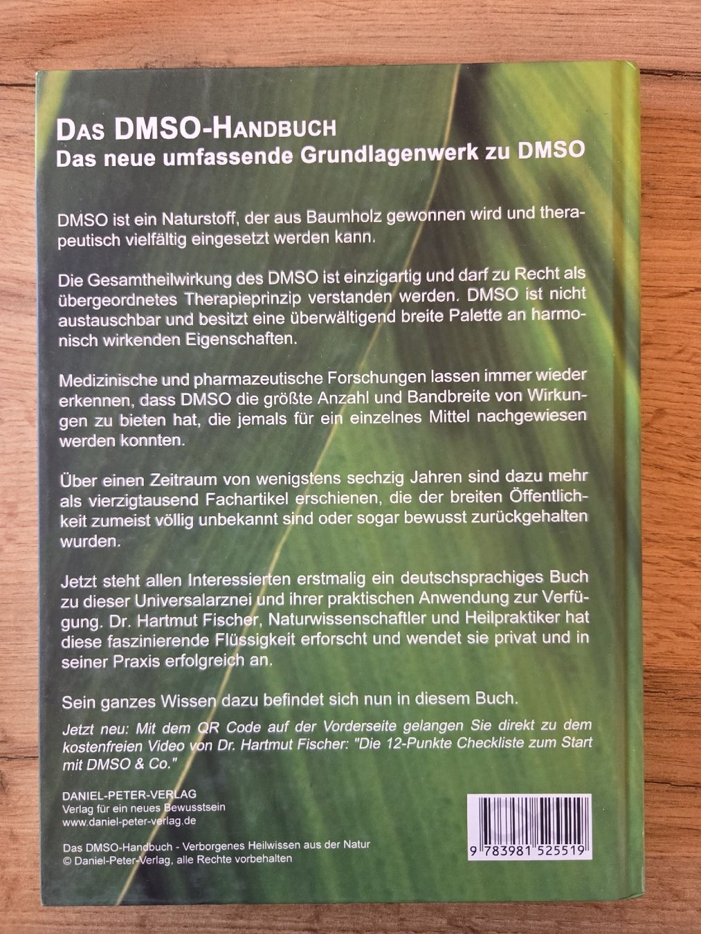 Bücher: Das DMSO-Handbuch Dr. Harttmut Fischer – Gebraucht aus Dallenwil von Lea567 1