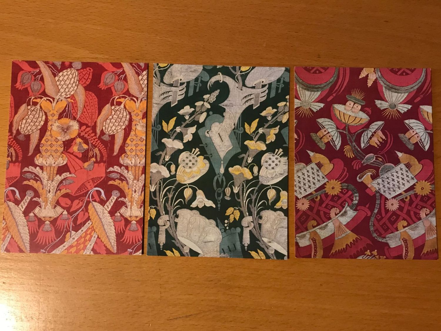 Cartoline postali: 3x Postkarten Seidenstoffmotive – Usato da Luzern venduto da mey_s13