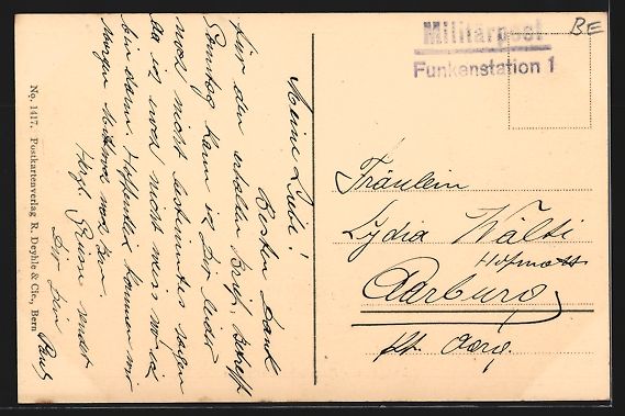 Cartes postales: Langnau /Emmental, Dorfpartie mit Pferde – D'occasion à Berlin par bartko-reher 1