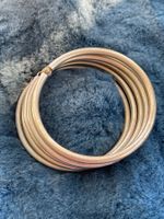 Laos Silver Coil Bangle – Handcrafted Ethnic Bracelet 6 cm