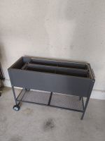 Hochbeet Metall Anthrazit inkl. 2 Blumenkisten 