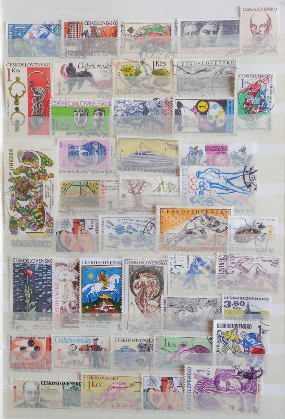 Tutti i francobolli: CSR/CSSR: Des timbres oblitérés, 2 photos – Usato da Le Locle venduto da timbrettino 1