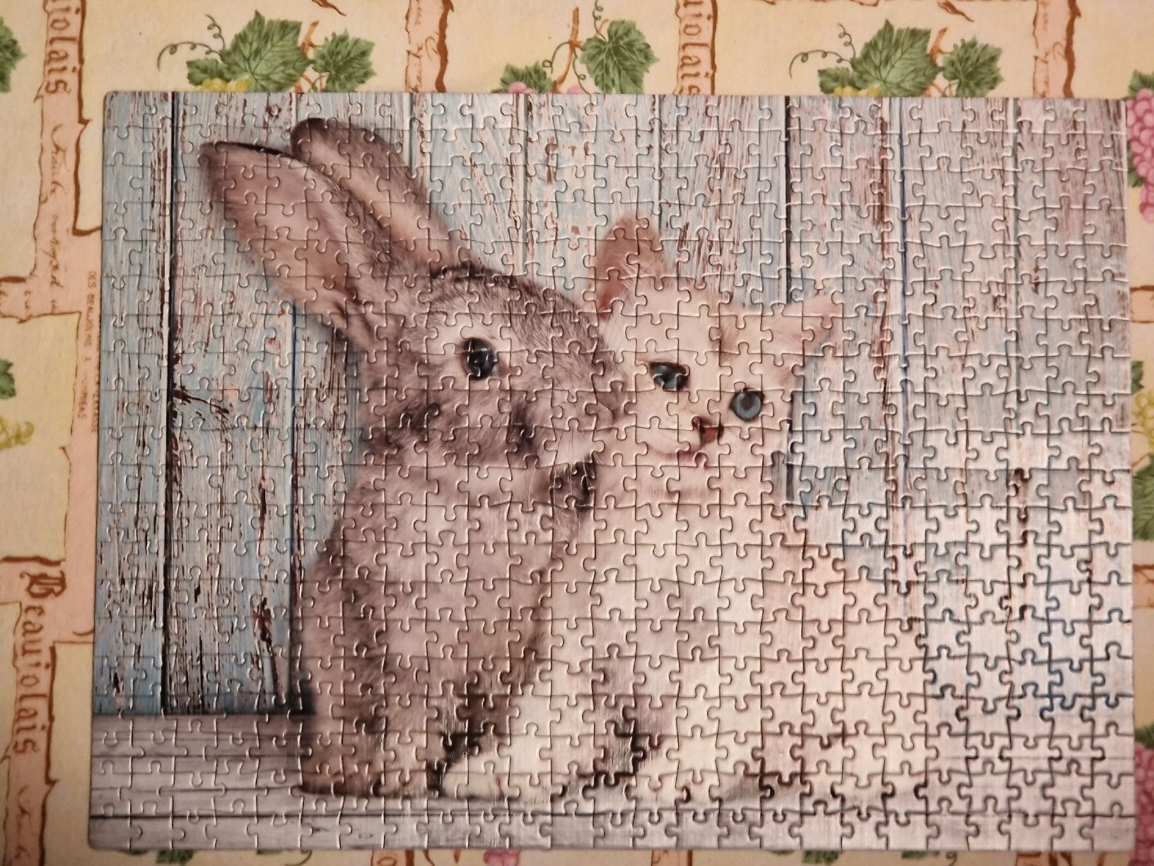 Clementoni Puzzles: Cat&Bunny 500 Clementoni Puzzle – Gebraucht aus Hettlingen von mat_8pg6