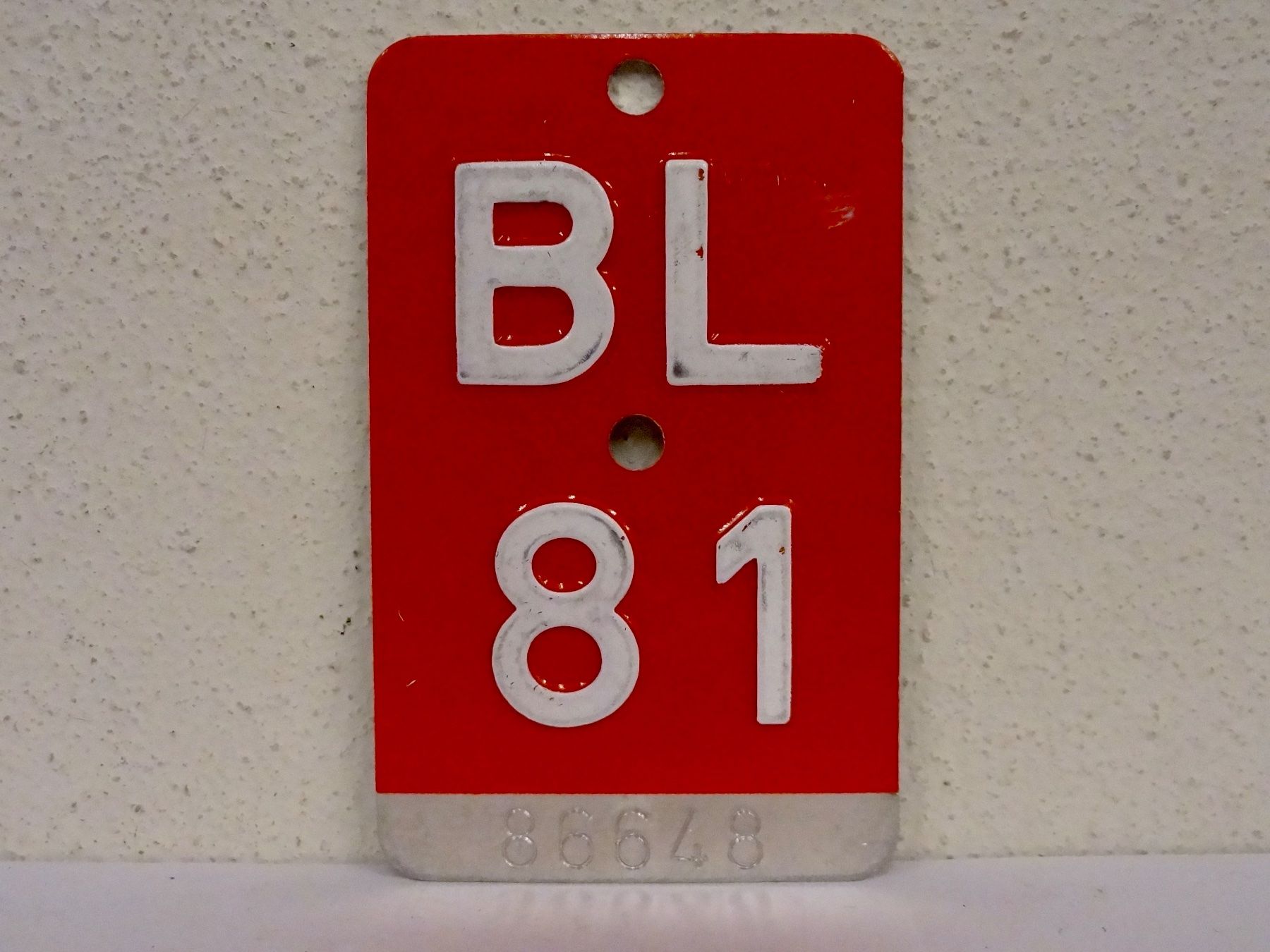 Ecriteaux: BL 81 VELONUMMER - FAHRRADSCHILD – D'occasion à Kerzers par djstarsky73
