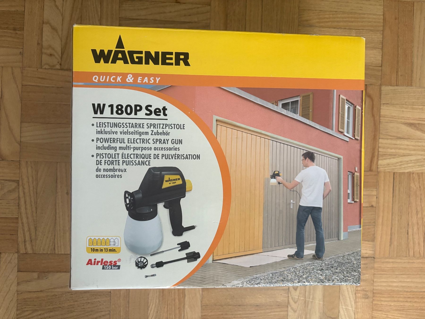 Tecnologia medica: Wagner W180P Spritzpistole Sprühsystem – Nuovo e nell'imballaggio originale da Zürich venduto da kuszi