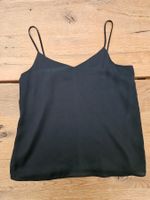 Trägertop schwarz, Gr. 38