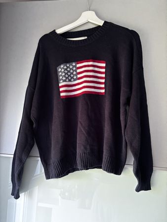 Hollister Pullover mit USA 🇺🇸 Flagge, Gr. L