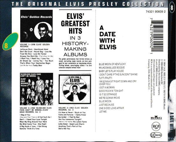 CD: Elvis Presley – A Date With Elvis - a – Usato da Brittnau venduto da Zibu 1