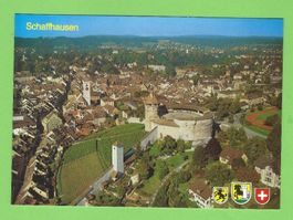 Schaffhausen Munot Altstadt Luftaufnahme