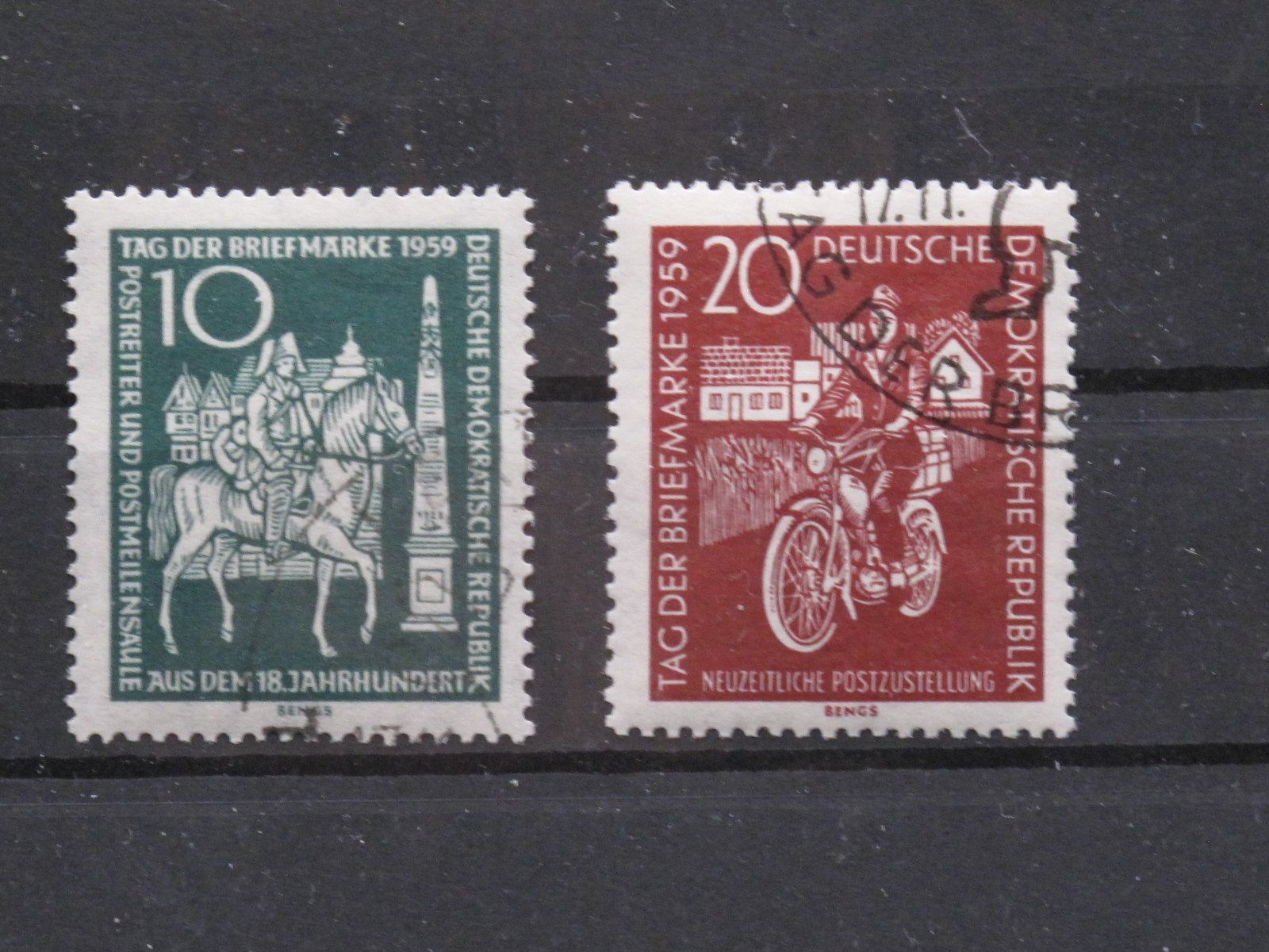 Tutti i francobolli: DDR 1959 Tag der Briefmarke gest. – Usato da Wil SG venduto da fva01