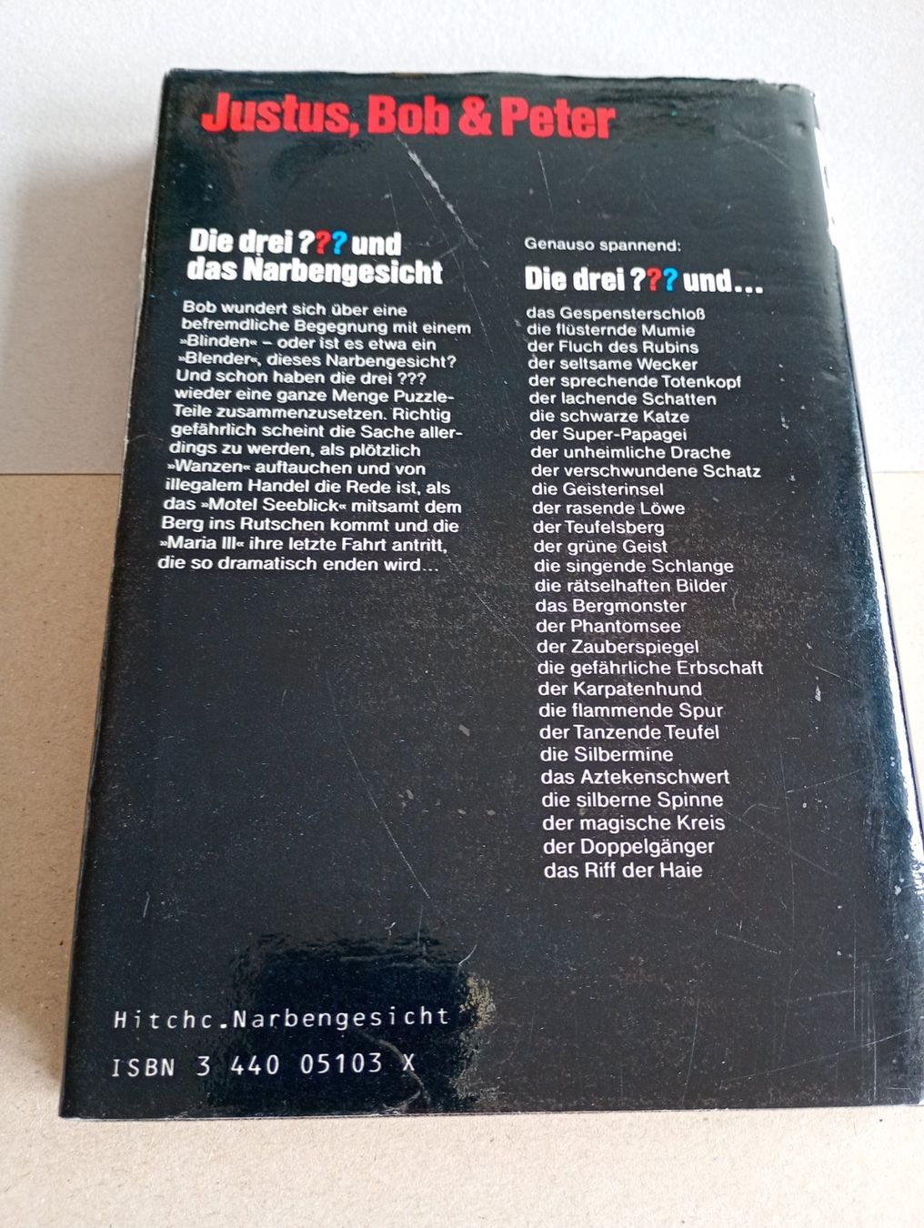 Libri: Die drei ??? Fragezeichen und das Narbengesicht. Erstauflage – Usato da Zürich venduto da TaebL 3