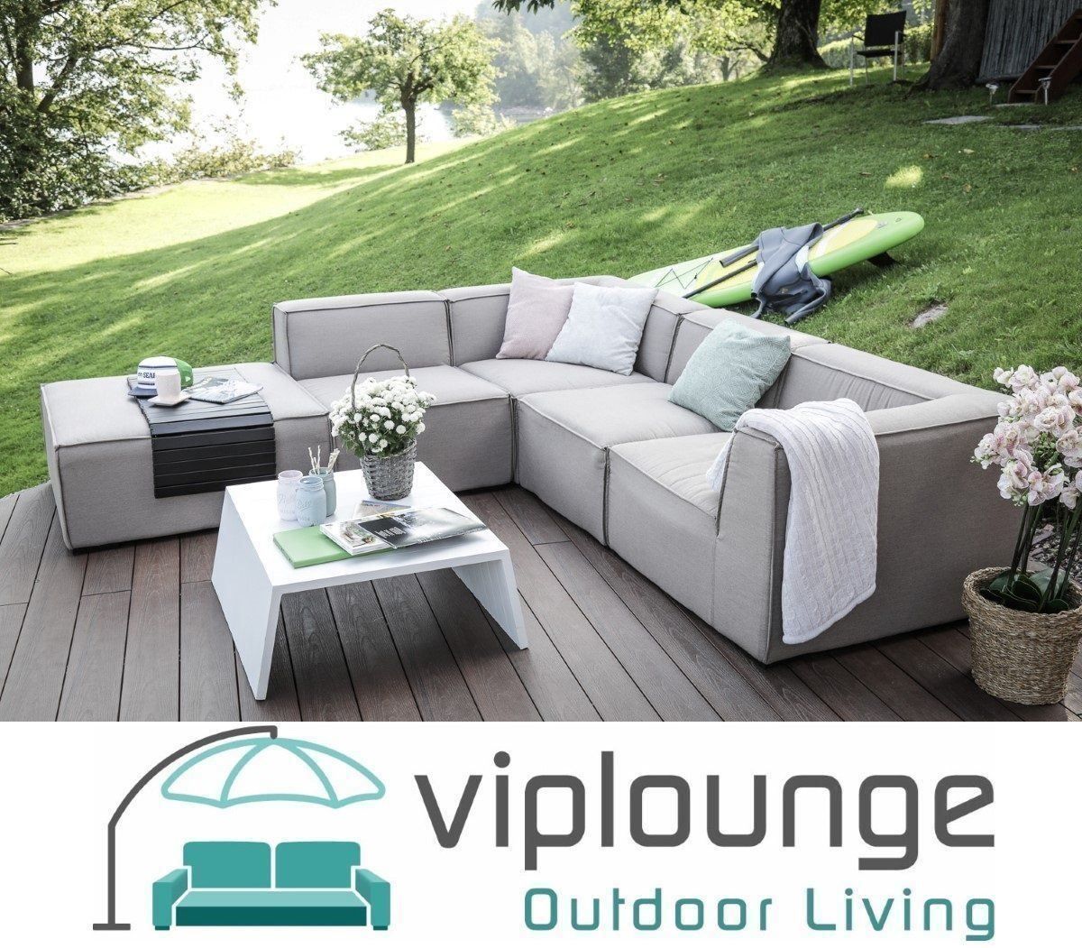Viplounge Sofas: Outdoor Lounge sandbraun – Neu und originalverpackt aus Uznach von viplounge 3