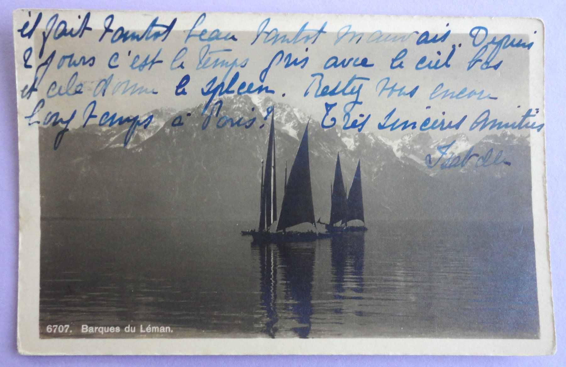 Cartes postales: Barque du Léman – Défectueux à Fétigny par Billy2miny