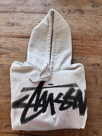Stüssy Hoodie_Unisex_Grau. Gr. L.