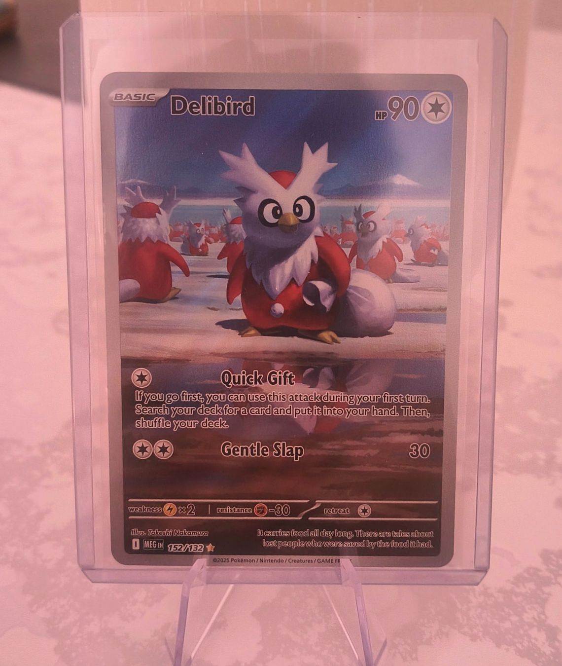 Pokémon Carte collezionabili: Delibird 152/132 Pokemon mega evolution MEG EN MINT – Nuovo (secondo la descrizione) da Muraz (Collombey) venduto da Carddealerswis