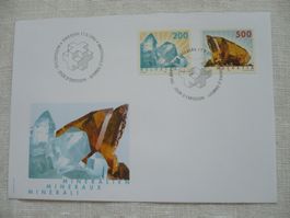 2002 1 FDC Mineralien SBK 1065 - 1066