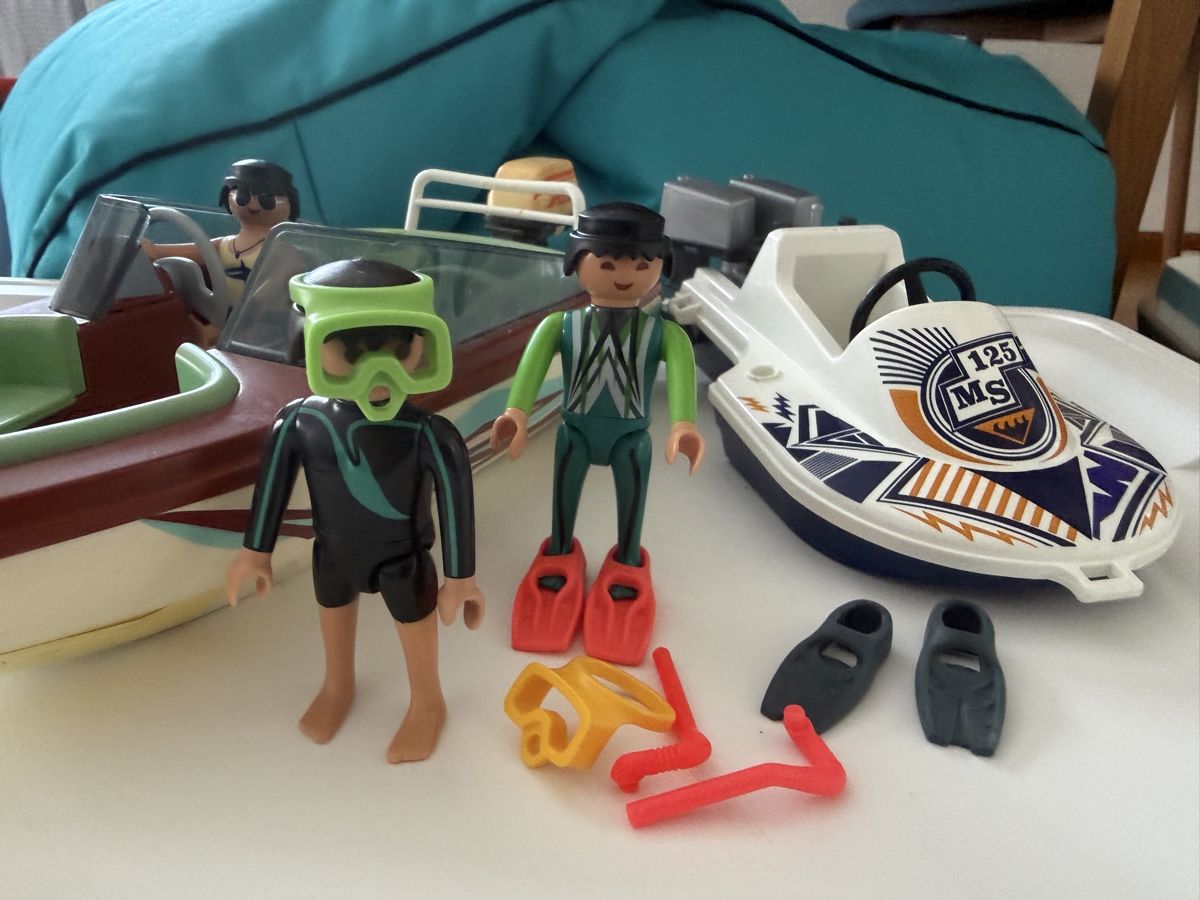 Playmobil Giocattoli: Playmobilboote und Taucher – Usato da Aarau venduto da Tam6 4