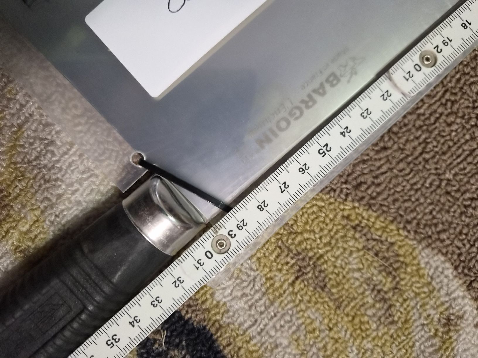 Coltelli da cucina: Fischer Bargoin Hackmesser  schwarzem Griff neu – Nuovo e nell'imballaggio originale da Grossdietwil venduto da hufi10 5