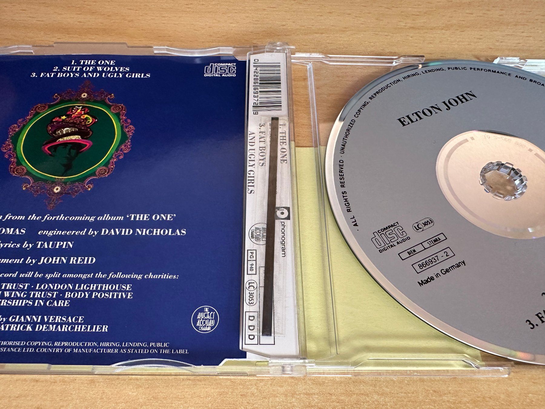 CD: Elton John – The One - Single CD – Usato da Rikon im Tösstal venduto da Alpenmutz 1
