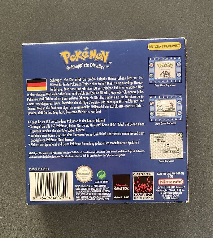 Pokémon Giochi: Gameboy Pokemon Blau OVP – Usato da Düdingen venduto da erw_6lgf 1