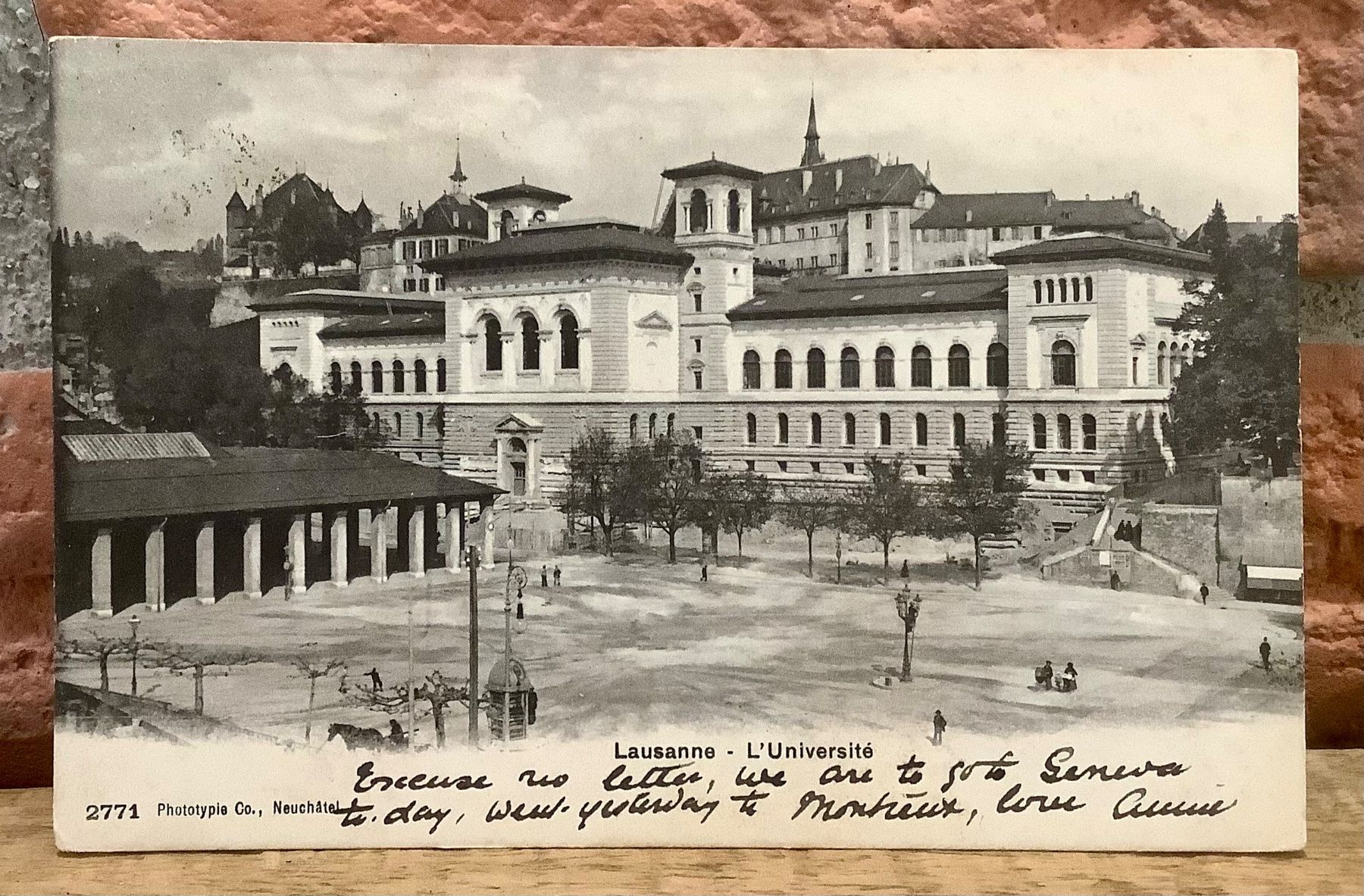 Cartoline postali: 1905 - LAUSANNE L'Université – Usato da Root venduto da ENGLAND-TREASURES