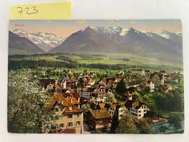 alte Ansichtskarte Sarnen, 1922