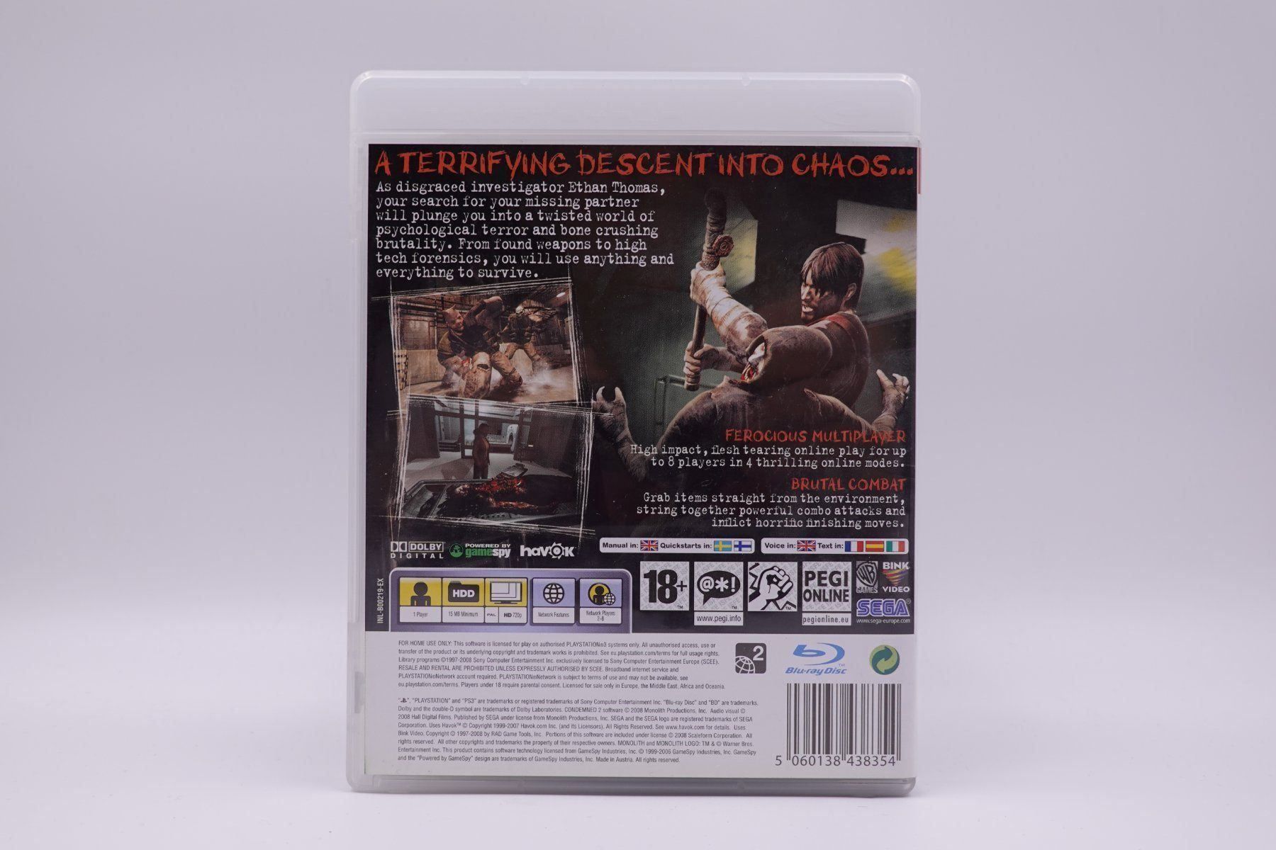 Sony Spiele: Condemned 2 (PS3) – Gebraucht aus Herisau von ZelliZone 2