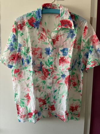 Chemisier à fleurs vintage