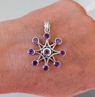 Anhänger Silber mit Amethyst 