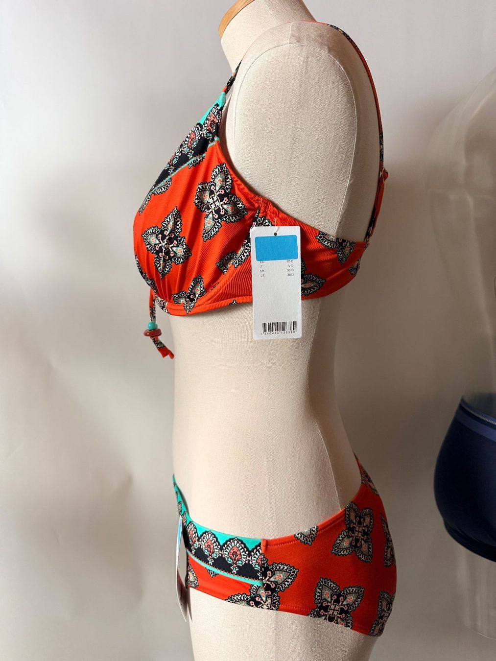 Chantelle Badekleider & Bikinis: CHANTELLE, Bikini, Grösse 85D/42, Farbe Orange mit Muster – Neu und originalverpackt aus Rudolfstetten von gst_g7xl 2