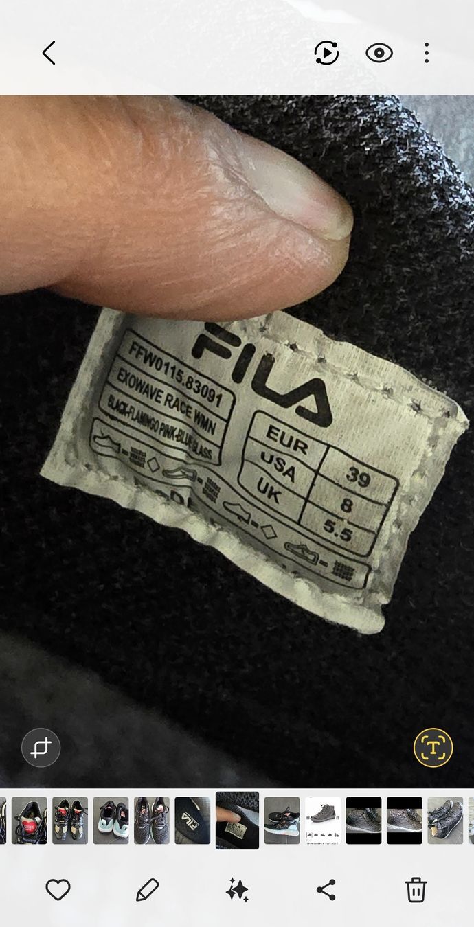 Fila Scarpe da donna: Basket Fils 39 – Usato da Estavayer-Le-Lac venduto da zazadavidson 1