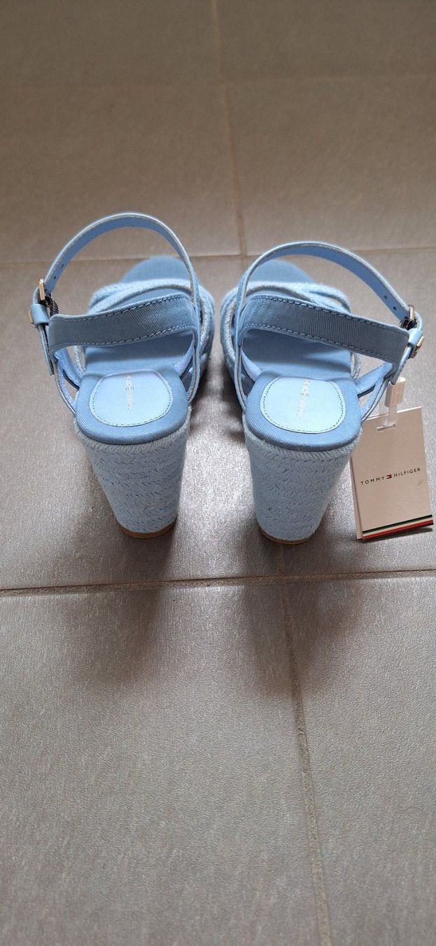 Tommy Hilfiger Damenschuhe: Tommy Hilfiger, sandale bleue – Neu und originalverpackt aus Lussery-Villars von pousinete02 3
