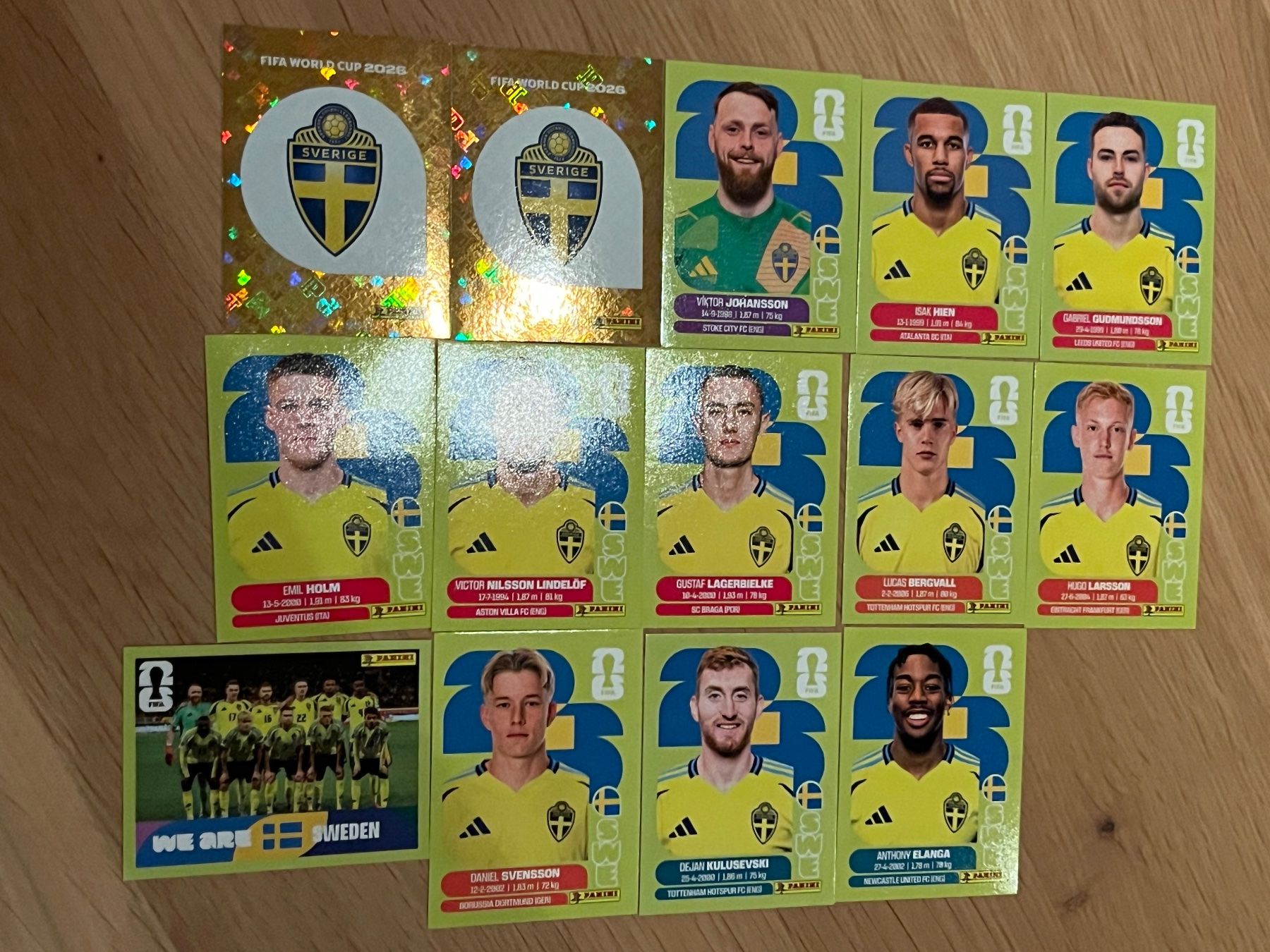 Panini Carte collezionabili: Panini WM 2026 Sticker Schweden – Nuovo e nell'imballaggio originale da Luzern venduto da strandbar90