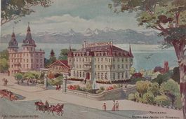NEUCHÂTEL - Hôtel des Alpes et Terminus