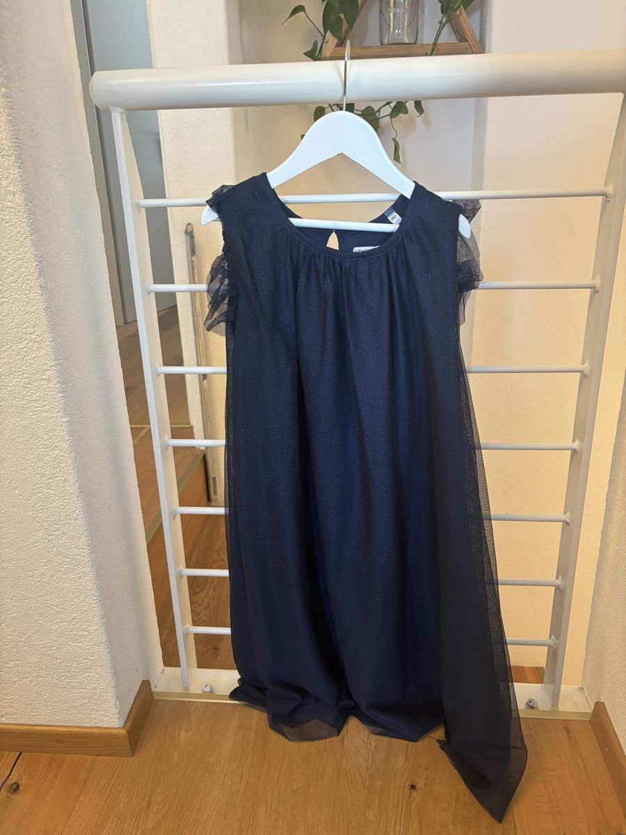 Kleider & Röcke: Kleid Lemon Beret dunkelblau Grösse 140 – Gebraucht aus Jona von Passionfruita