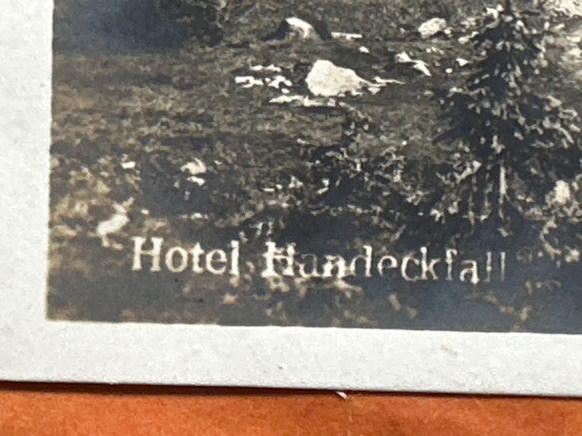 Cartoline postali: Alte Ansichtskarte Hotel Handeckfall. Rarität! – Usato da Zürich venduto da Chaeffeler 1