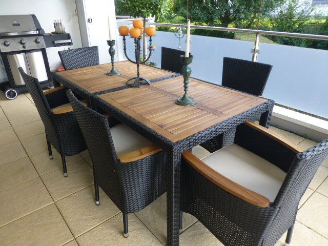 2 Gartentische mit 8 Stühlen Kaufen auf Ricardo