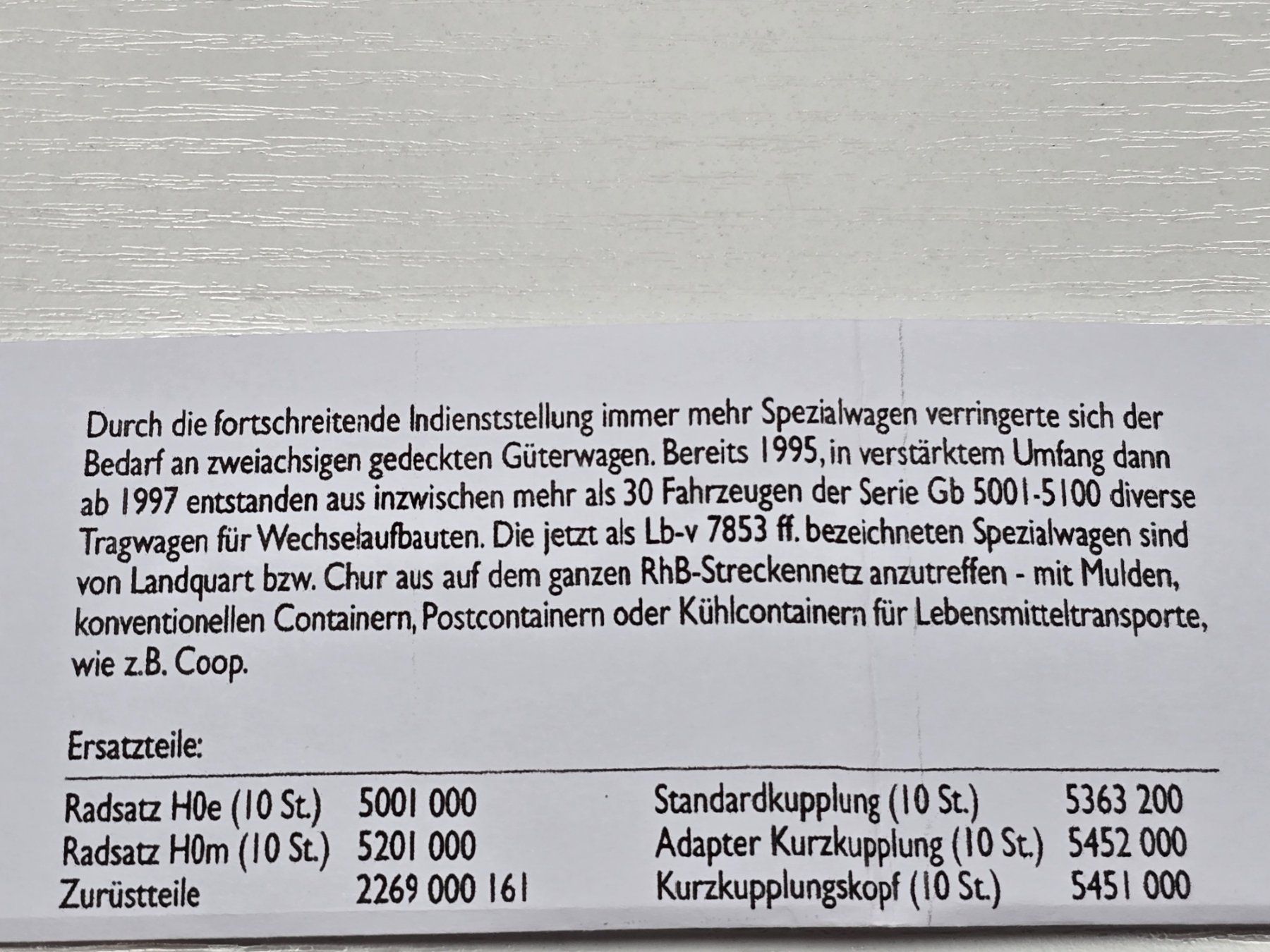 Bemo Modelleisenbahnen: Bemo 2269127, RhB, Coop - Container, Karotte, Rüebli, Neu – Neu und originalverpackt aus Kloten von Nicola2 4