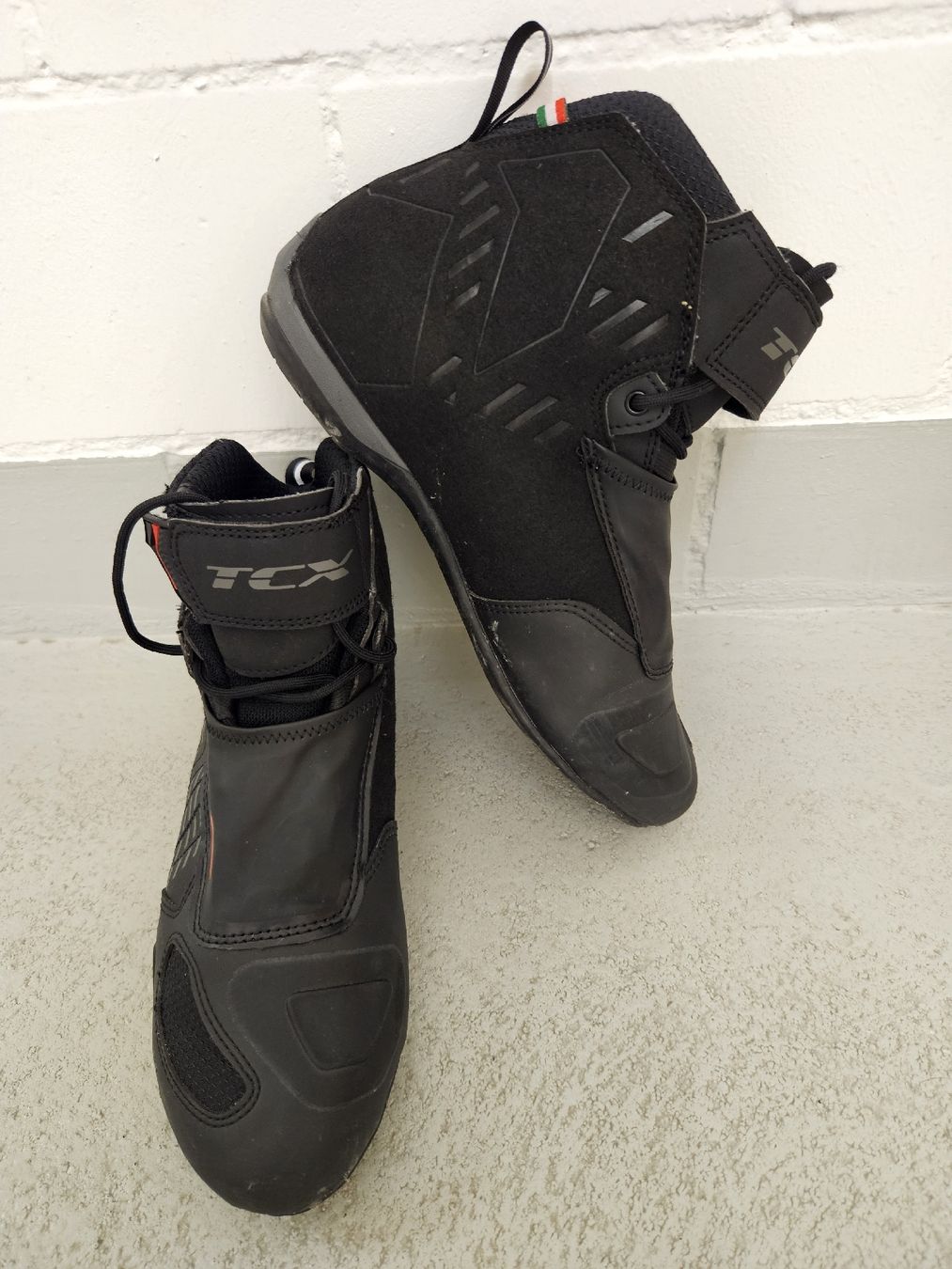 TCX Scarpe da uomo: TCX Motorradstiefel schwarz Grösse 41 – Nuovo (secondo la descrizione) da Oftringen venduto da Mrg3 1
