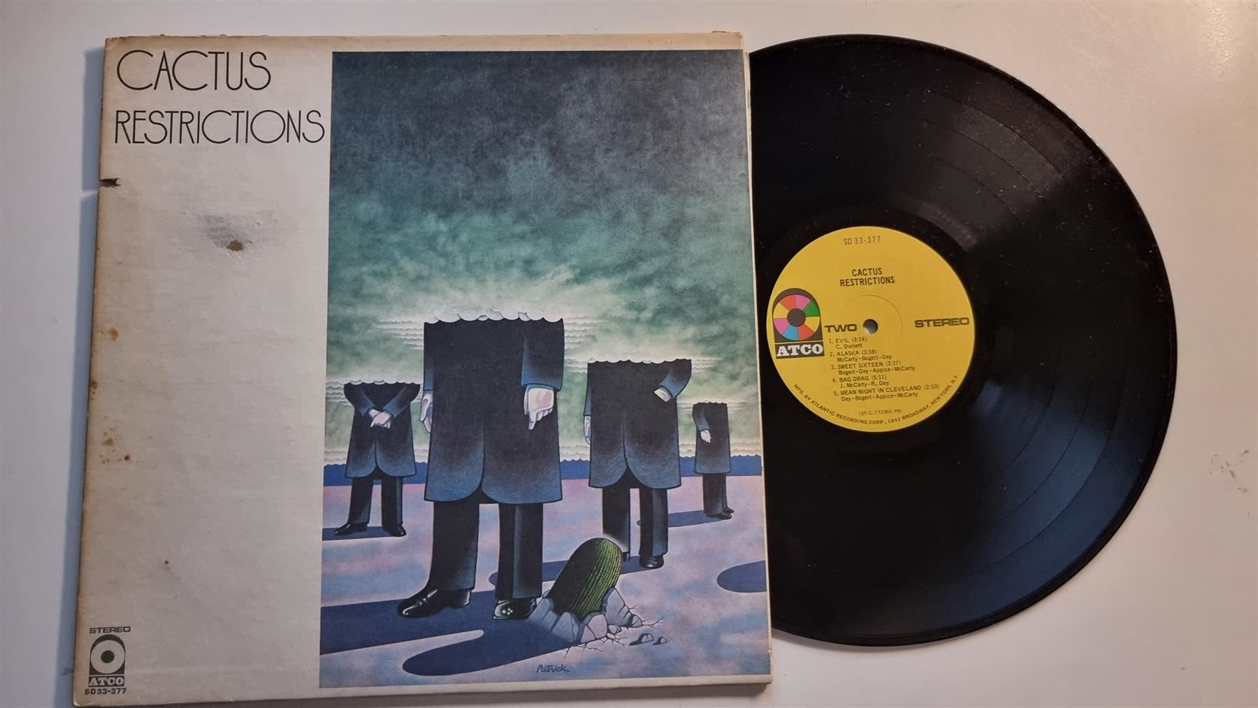 Dischi in vinile: LP  Cactus  – Restrictions – Usato da Schaffhausen venduto da Kellerrassel