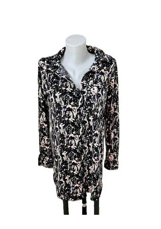 geblümtes Blusen Kleid Gr. S neuw. Boho Hippie Shabby Chic