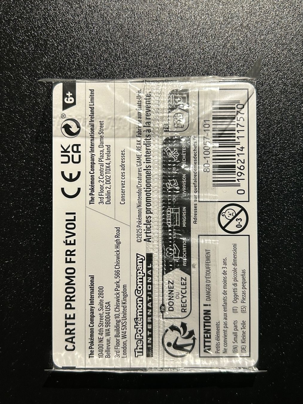 Pokémon Carte collezionabili: Evoli Promo Evolution Prismatique Pokémon Day FR Scellé – Nuovo (secondo la descrizione) da Vevey venduto da Meideprac 1