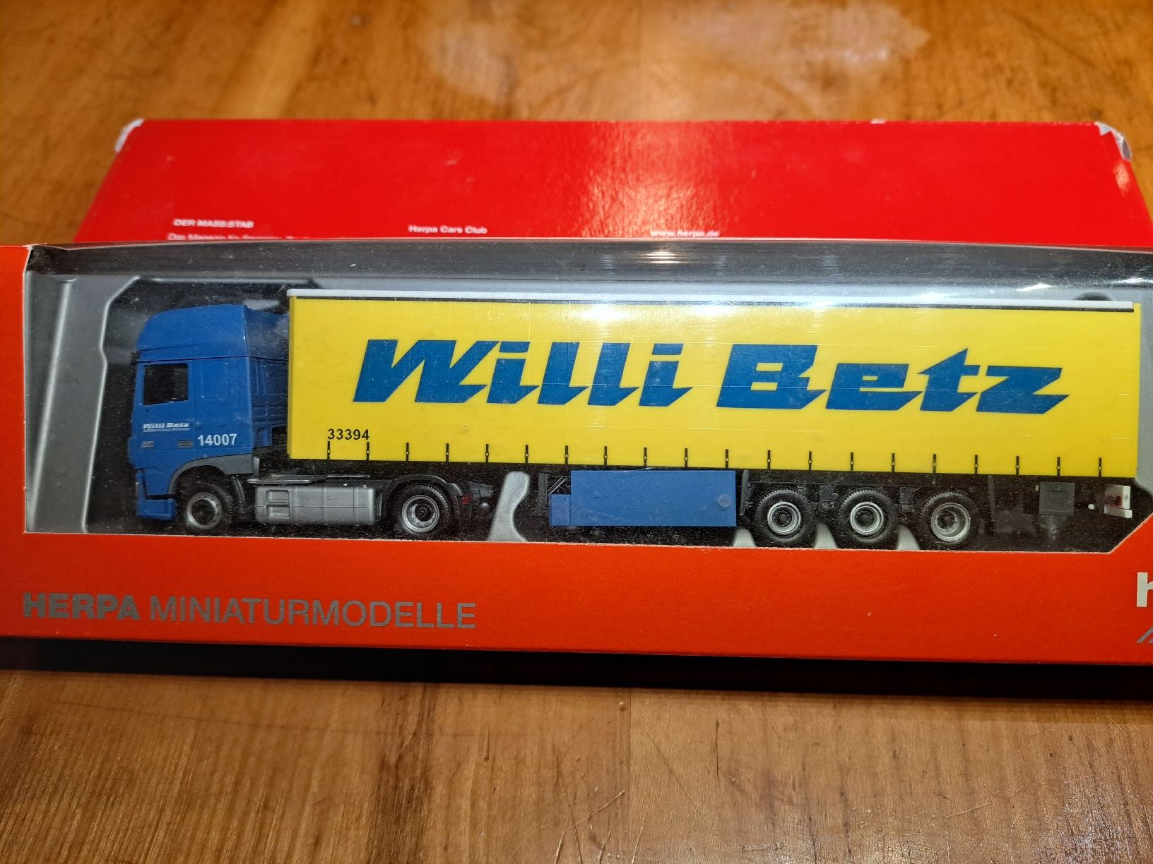 Herpa Voitures modèles: Herpa DAF Willi Betz – D'occasion à Schönenwerd par Davidlangon