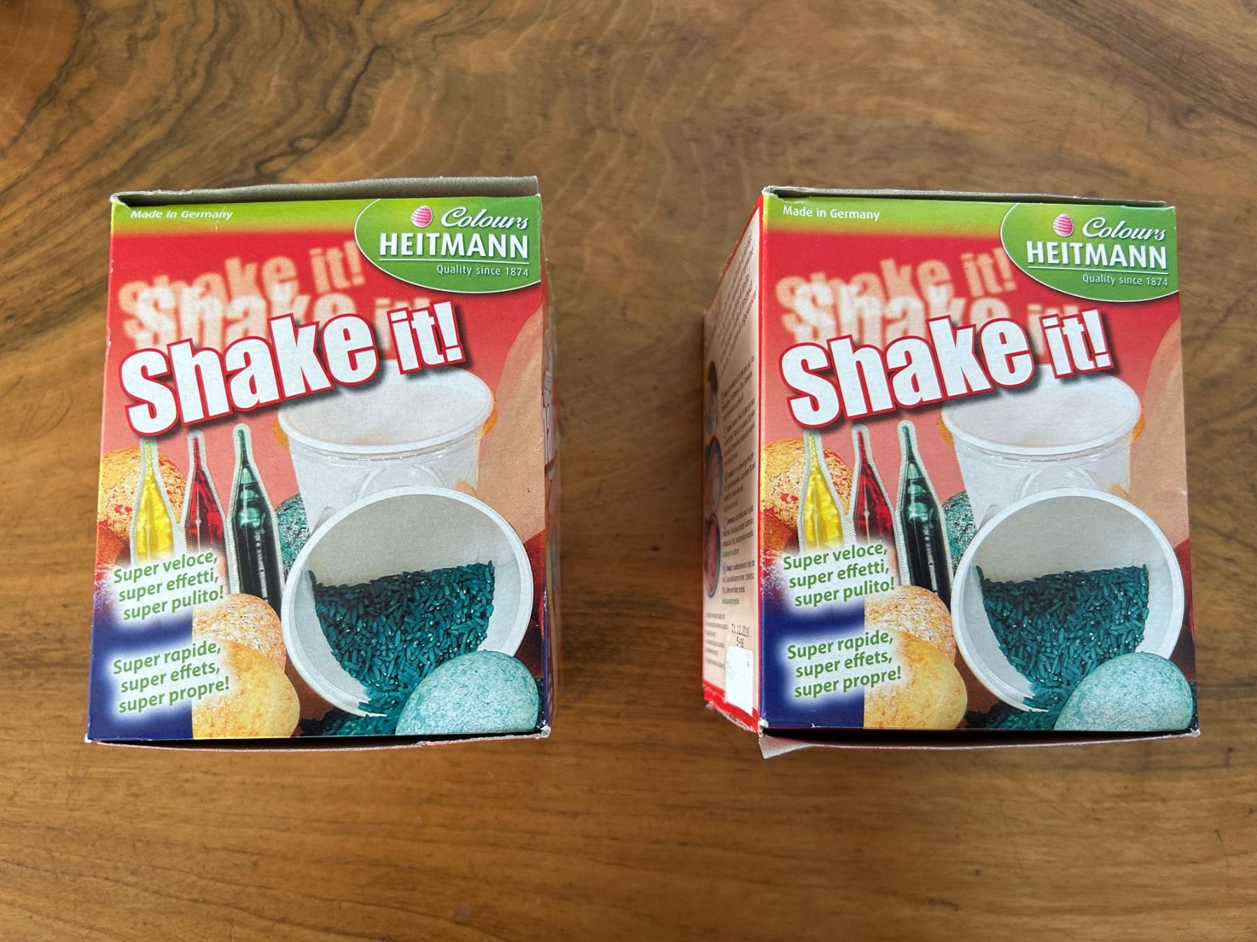 Kit bricolage: 2x Shake-It Ostereier-Färbesets + 2x Malsets mit Eierhalter – Usato da Küsnacht ZH venduto da filo_fila8700 2