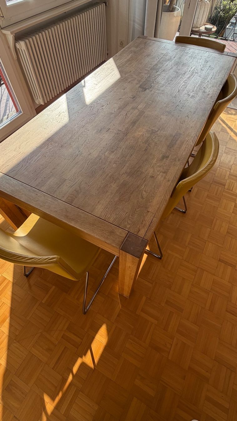 Tische: Dining Table in Wood + Bench! – Gebraucht aus Lugano von bad_2t9b 1