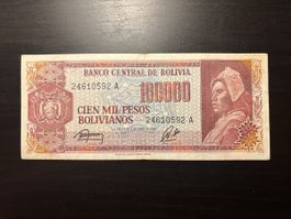 Billet Bolivie 🇧🇴 1984