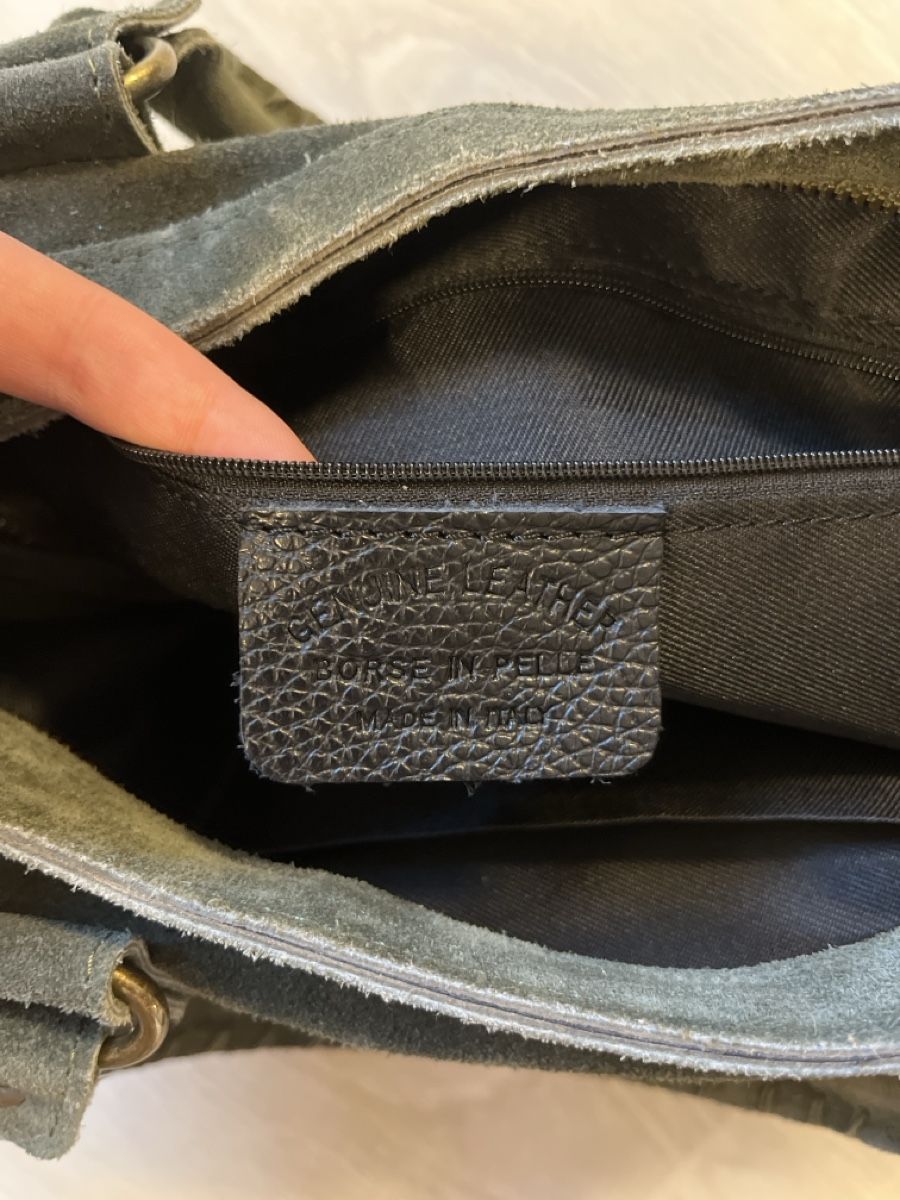 Borse da donna: Grüne Ledertasche – Nuovo (secondo la descrizione) da Guntalingen venduto da mon_hc9m 3