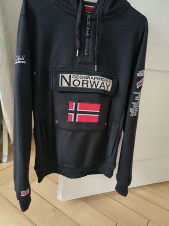 Pullover Geographical Norway schwarz Grösse M neuwertig
