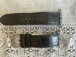 Original Apple Watch Armband aus echtem Aligatorleder