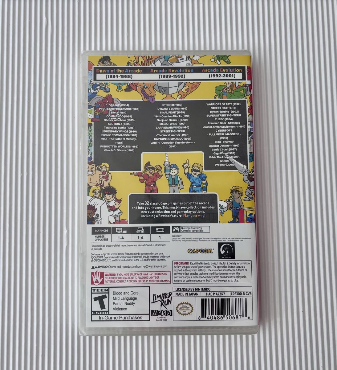 Jeux: Nintendo Switch Capcom Arcade Stadium Limited Run Games Neu! – Neuf avec emballage d'origine à Kehrsatz par Sash17 1